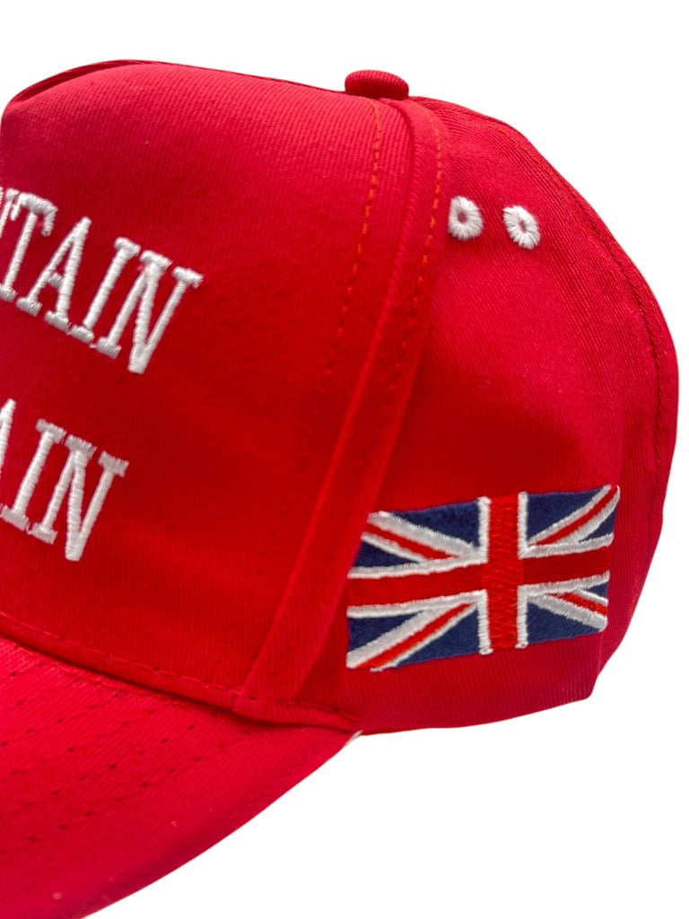 Make Britain Great Again Red Baseball Cap